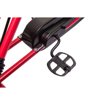 Gokart na Pedały AIR PerHour dla dzieci Czerwony + Hamulec ręczny + Pompowane koła + Regulacja siedzenia